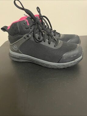 Timberland PRO Black Lace-Up Safety Boots Size 5.5